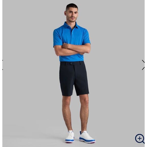 G/FORE Essential Piqué Golf Polo Shirt Cielo Blue Size L NWT